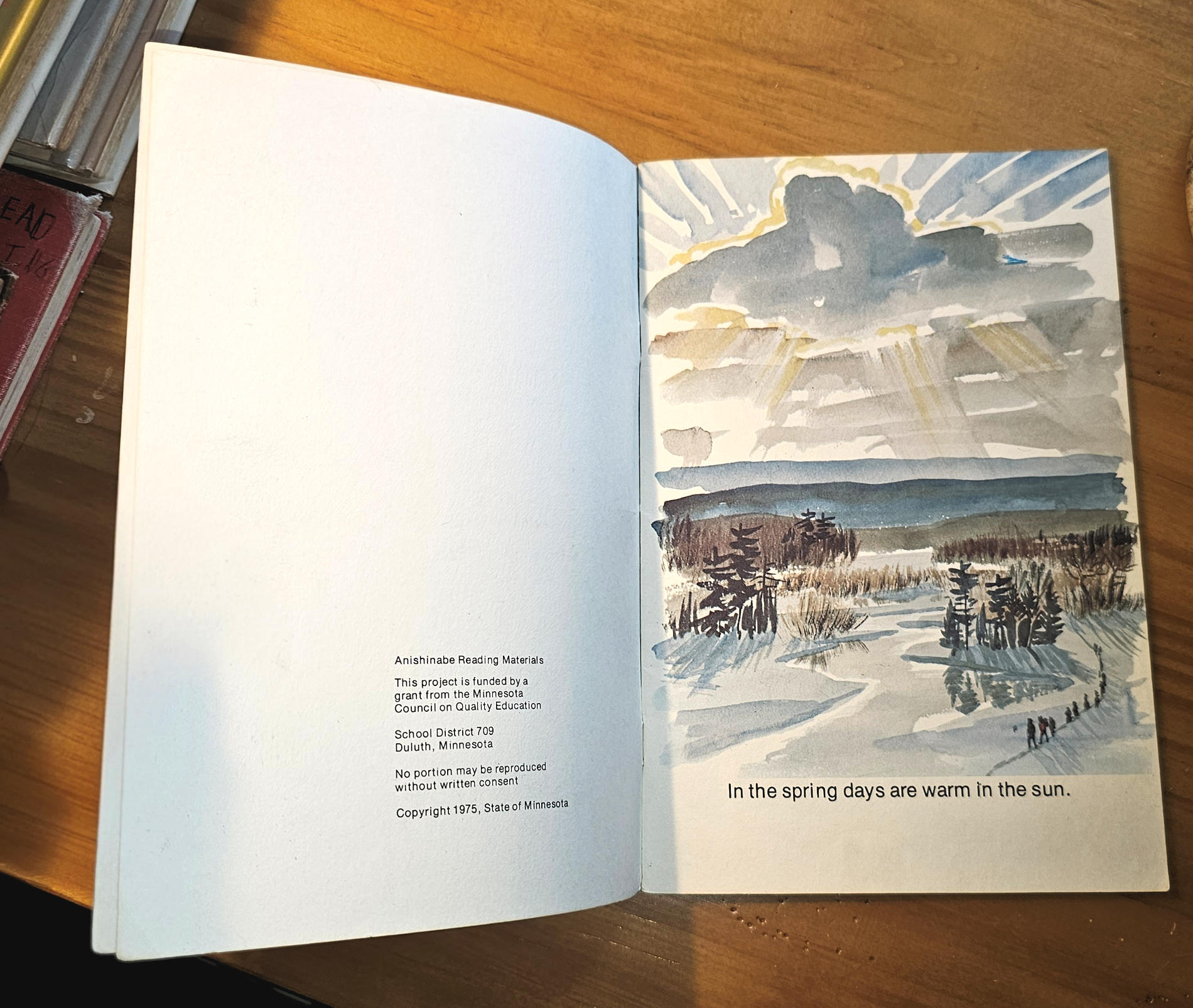 Shemay: The Bird in the Sugarbush —
Anishinabe Reading Materials (1975)
