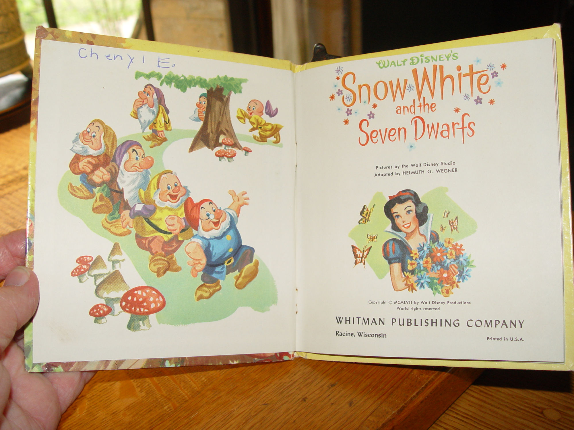 1957 Walt Disney’s Snow White and the
Seven Dwarfs – Whitman Publ. Co.