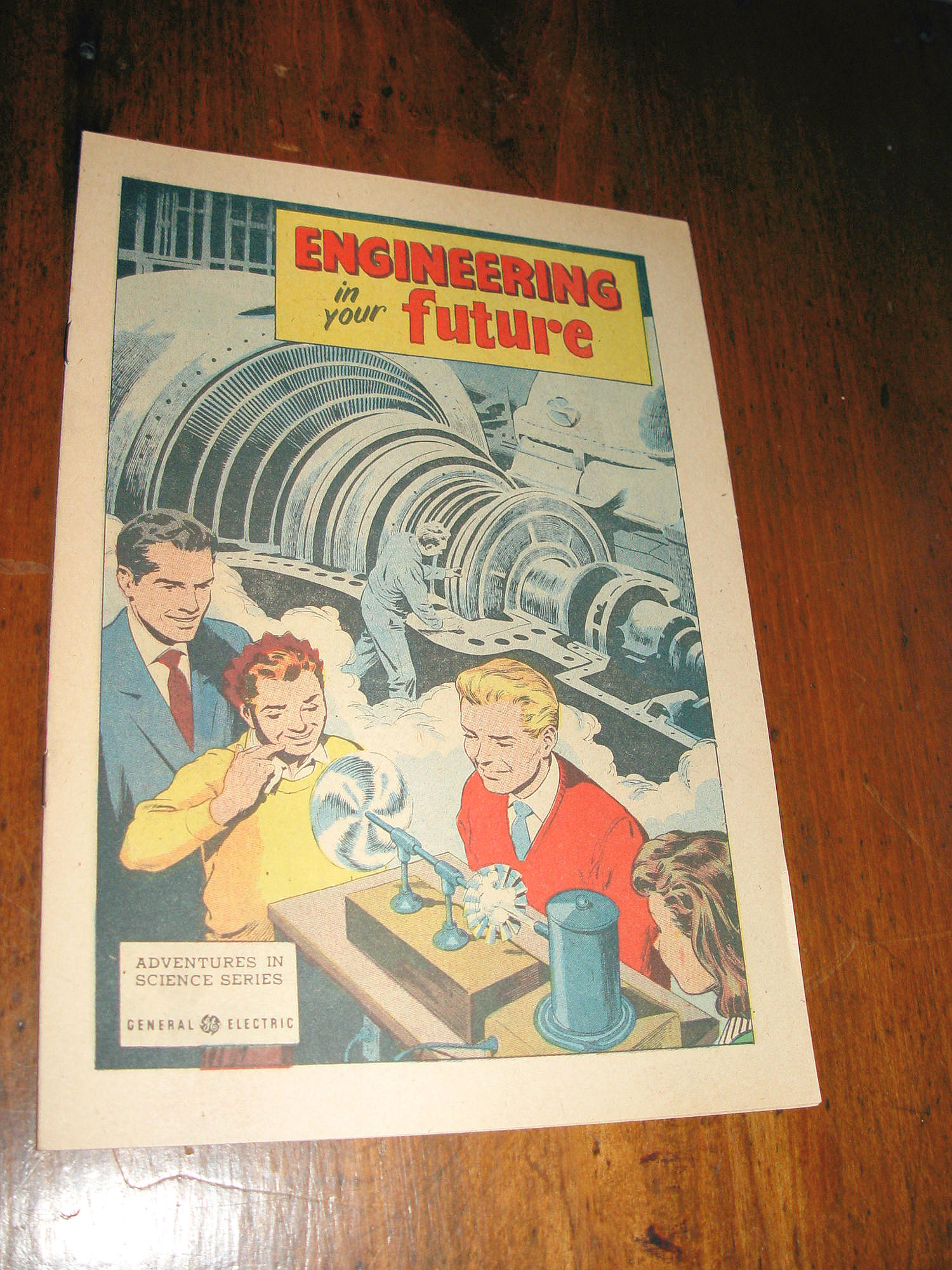 Engineering In Your Future 1957 -
                        Adventures in Science - Comic Book