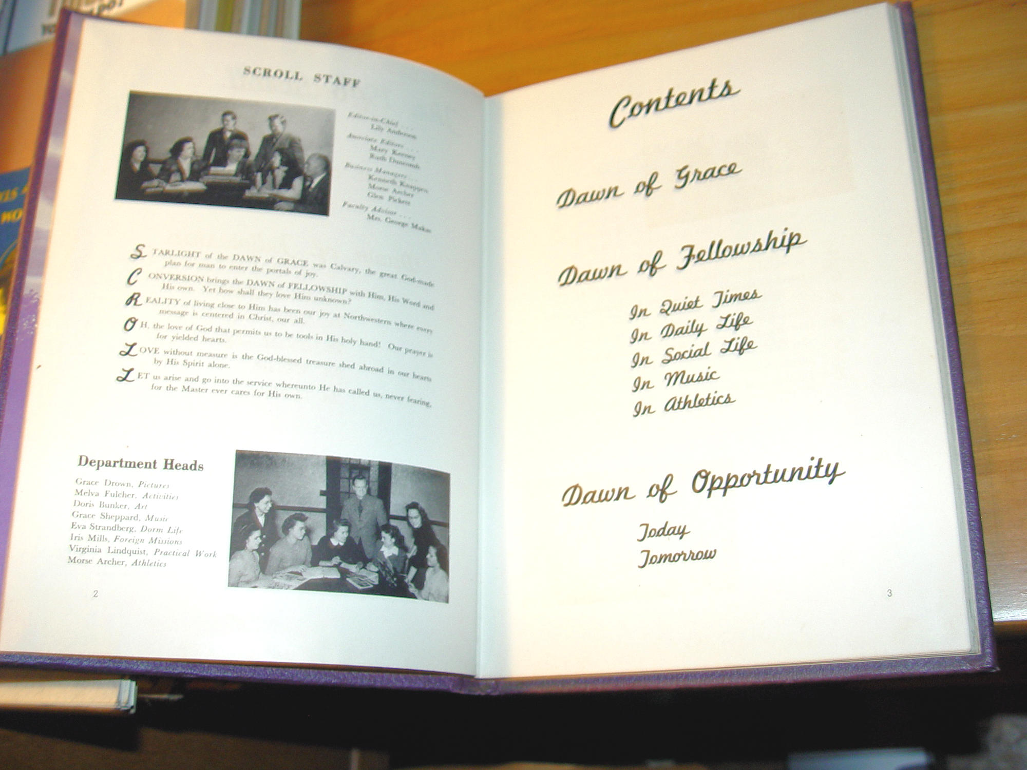 1946 The Scroll Yearbook - Northwestern
Bible and Missionary Training School Mpls, MN