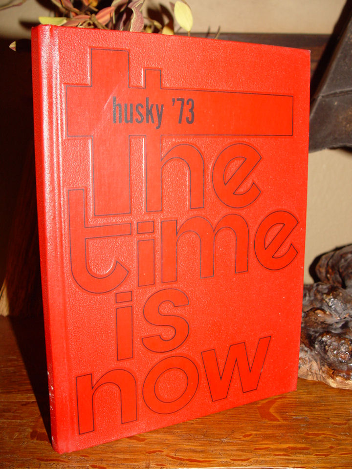 1973 Husky Yearbook Hendrum High School MN
                        'The Time is Now'