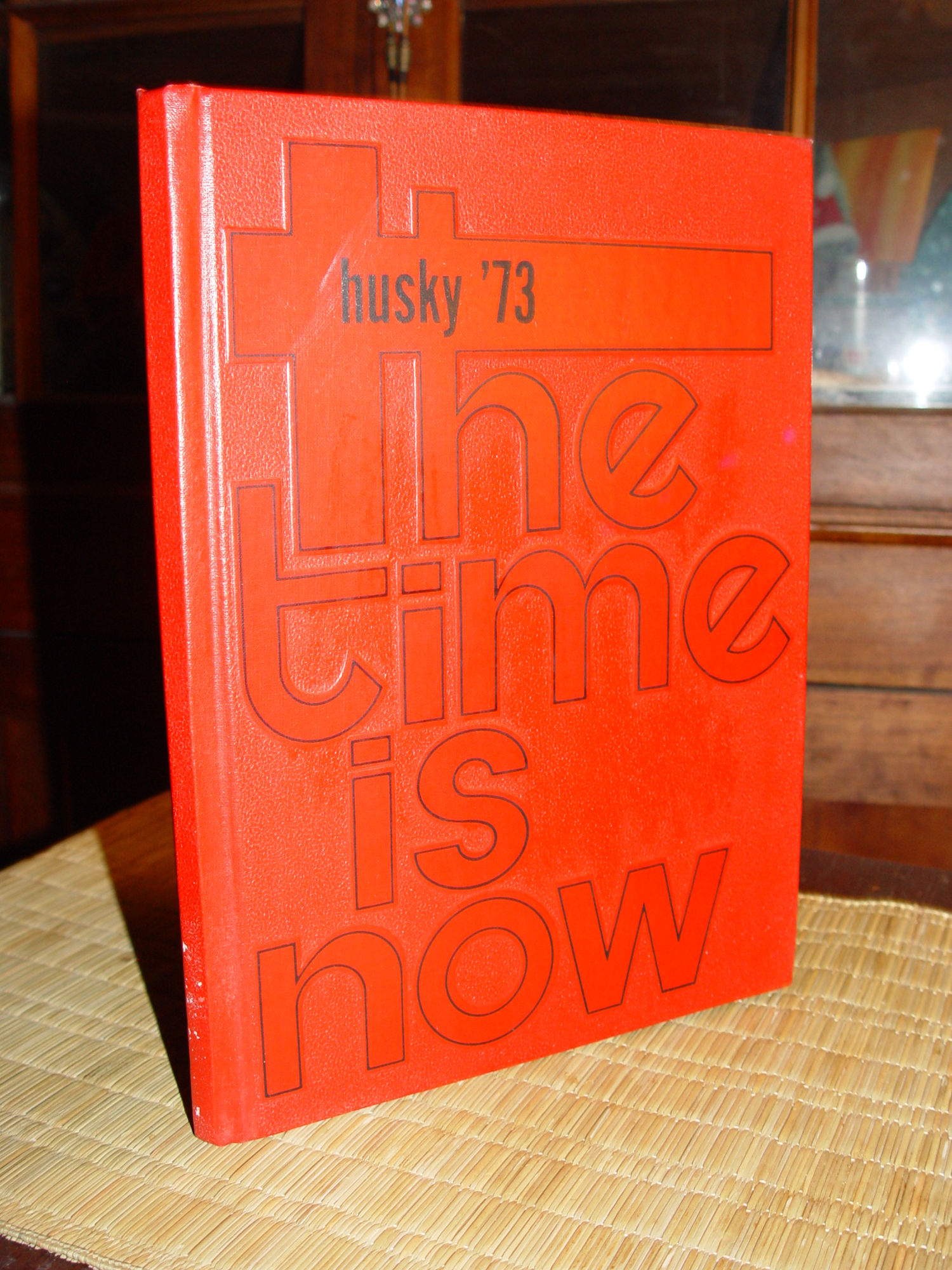 1973 Husky Yearbook Hendrum High School MN
                        'The Time is Now'