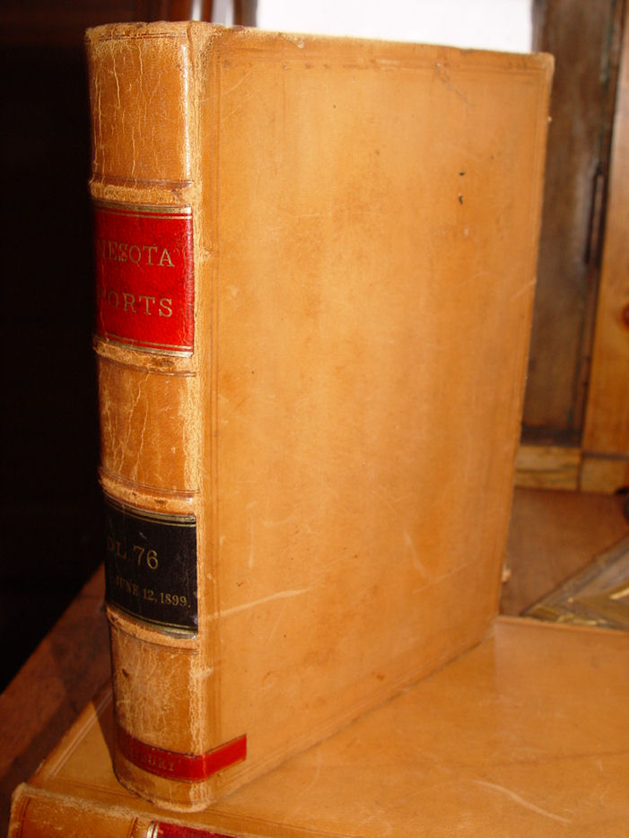 Minnesota. Supreme Court Cases from April 1899 -
                June 1899 Reports (Volume 76)